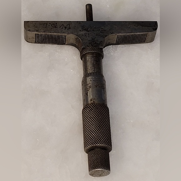 Vintage The LUFKIN RULE Co. No. 513 MICROMETER Depth Gage Set - Picture 3 of 14